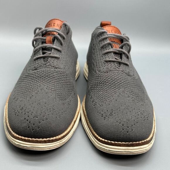 Cole Haan Original Grand Oxford Mens Size 11 Gray Round Toe Dress Shoe Sneakers main image 4